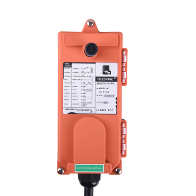 F21-E1B draadloze Verre Lucht de Brugkraan van Controlemechanismefor single girder