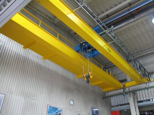 Gele het Schilderen Dubbele de Kraan20ton Capaciteit van Balkeot met Hijstoestelkarretje