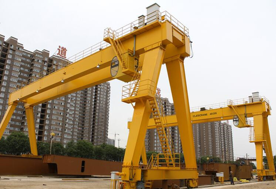 42M Span Trussed Type de Capaciteit van de Brugkraan 75ton in Scheepswerf