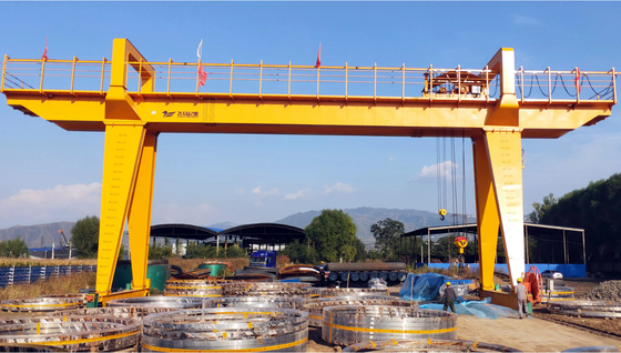 De gemotoriseerde Reizende Dubbele Kraan van de Balkbrug 40 Ton 50 Ton