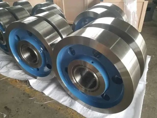 Bestand de Breuk van metallurgiecrane forged crane wheels wearproof