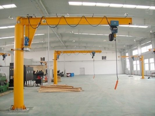 De ModelPillar Crane Floor Mounted Cantilever Jib Kraan van 3,2 Tonbz
