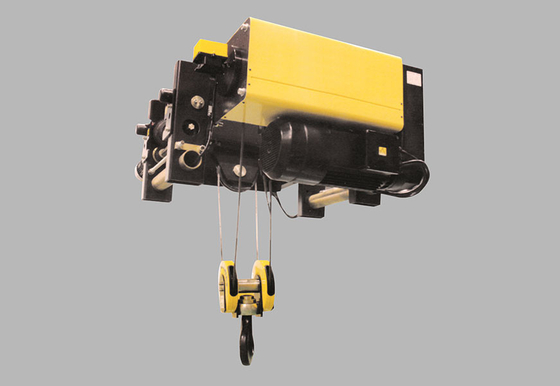 5000 kg Spoor dat Europees Type Elektrisch Draadkabelhijstoestel voor Workshop Behandeling reist