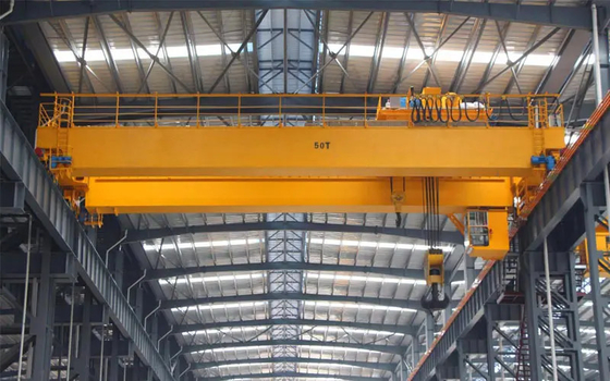 Langdurige Elektrische Dubbele Balkbrug Crane Strong Stability 20 Ton 50 Ton