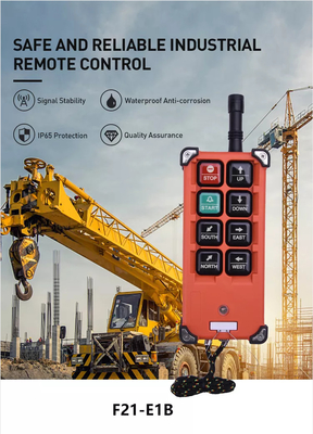 Telecrane Industriële Radio 6 Knoopafstandsbediening F21-E1b