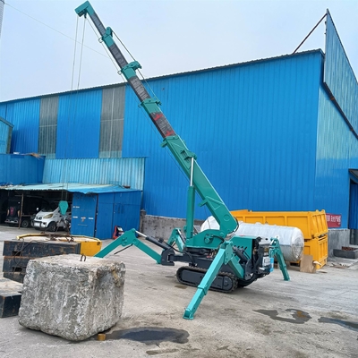 5 ton 16 meter spinnenhefkraan voor kleine ruimtes