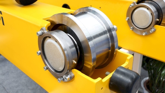 De thermisch behandelde Hardheidseu Norm Gesmeed Crane Wheels Wearproof Fracture Resistant