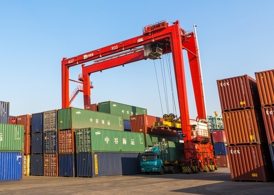Van de het Spoorhaven van QU70 QU80 de Kraan van de Containercrane automated stacking container unloading