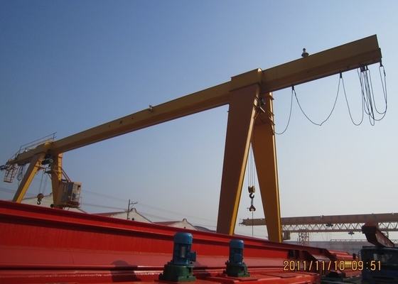 Hoog Plaatsgebruik Rate Single Beam Gantry Crane 20t voor Pakhuis