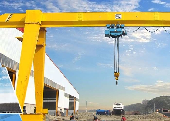 7M40M Span Truss Beam Enige Kraan van de Balkbrug 10 Ton For Cement Plant