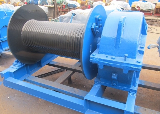 5KN aan van de de Kabelkruk van 100KN Op zwaar werk berekende Elektrische de Bouwmijn Marine Drum Winch