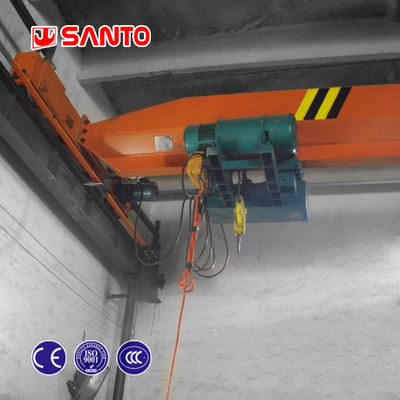 Ground / ceiling Mounted Overhead Crane Single Beam 6-30m Lifting Height