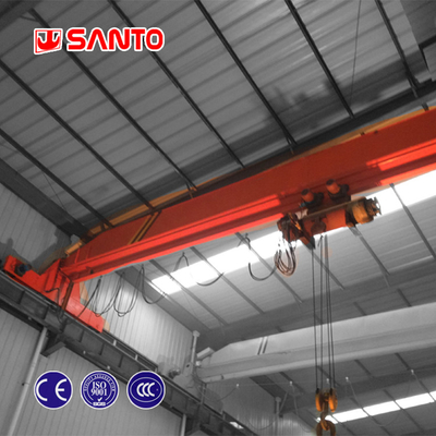 Ground / ceiling Mounted Overhead Crane Single Beam 6-30m Lifting Height