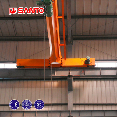 ISO 1T aan de Industriële Enige Balk Luchtcrane with electric hoist van 20T