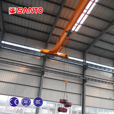 ISO 1T aan de Industriële Enige Balk Luchtcrane with electric hoist van 20T