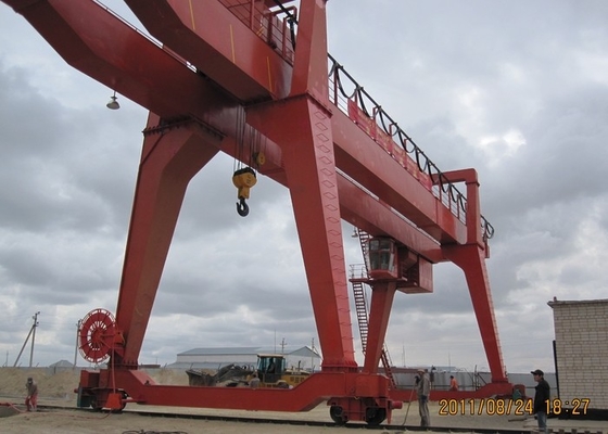 50/10 Ton Double Beam Wheeled Gantry-Kraan 38.5m/Min Cabin Control