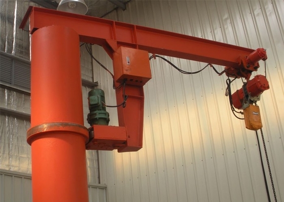 De roterende Pijler Jib Crane van Jib Crane Hoisting Equipment Column Fixed van het Schommelingswapen