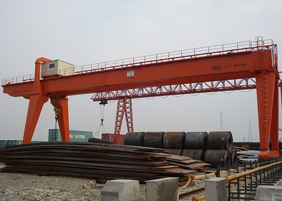 Grond die Elektrische Op rails gemonteerde Brug Crane Heavy Duty reist