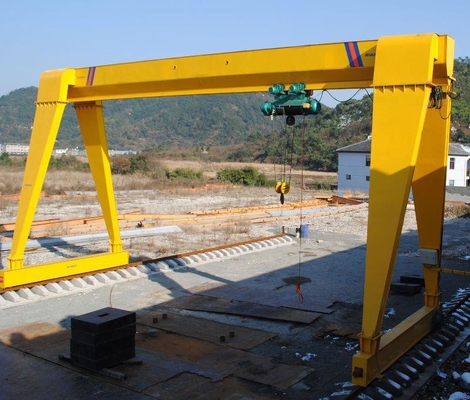Op rails gemonteerde Mobiele de Brugkraan 15 Ton 20 Ton 25 van 380V 60HZ Ton Overhead Crane