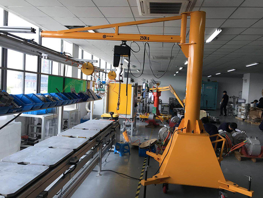 OEM ODM 650cm tot 1000cm Schommelingswapen Jib Crane Flexible Rotation