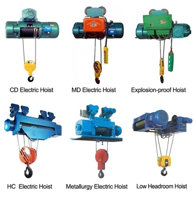 Afstandsbediening M3 1 Ton Electric Wire Rope Hoist 6m Lifthoogte