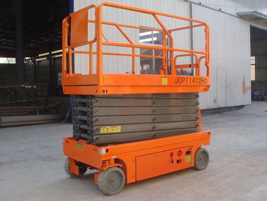 8m tot 14m Platform van het de Lift300kg Mobiele Luchtwerk van de Hoogte het Gemotoriseerde Elektrische Schaar