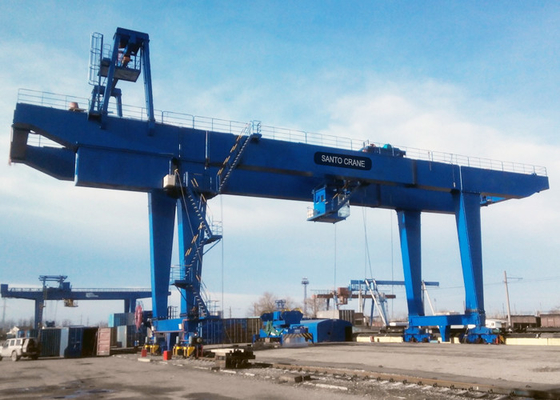 Op zwaar werk berekende 40 ' 20 ' Havencontainer Crane Prevent Swinging And Twisting