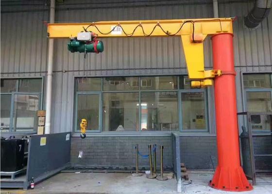 125Kg-5000Kg vast Kolom Opgezet Jib Crane 360 Graadomwenteling
