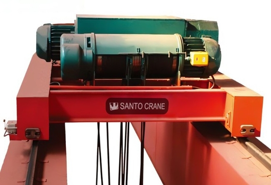 Warehouse Double Girder Eot Crane Rood of op maat gemaakte schilderkleur