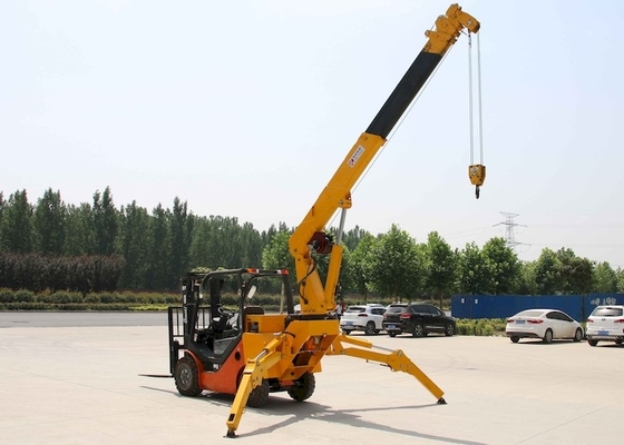 Binnen Mobiele de Spinkraan KB1.0 Mini Tracked Crawler Crane van het schommelingsbeen