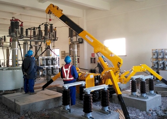 2.2t Spider Crane Draadloze afstandsbediening voor ongelijke grond