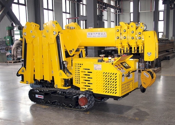 Smalle Ruimte Vouwbare Mini Spider Crawler Crane Wireless-Afstandsbediening 16m 5tons