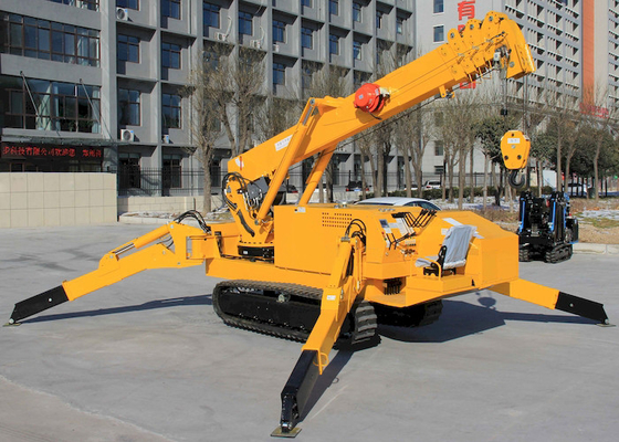 Lichtgewicht 5.07m16m Straal Kleine Spin Crane For Narrow Spaces
