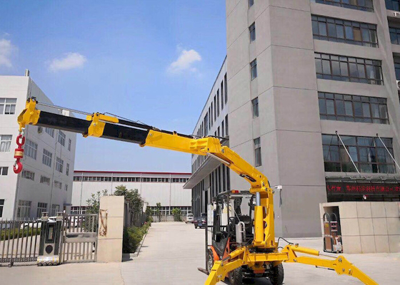 Lichtgewicht 5.07m16m Straal Kleine Spin Crane For Narrow Spaces