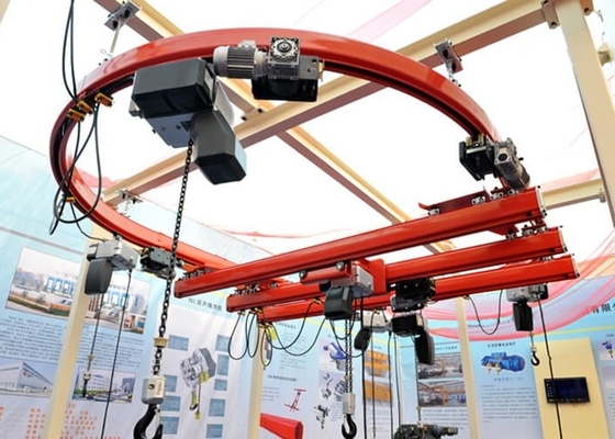 Spanwijdte 3m tot 12m het Spoor KBK Crane With Electric Hoist van het Workshopplafond