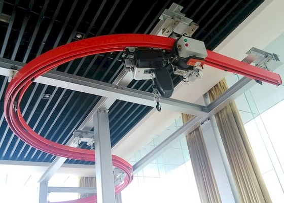 Spanwijdte 3m tot 12m het Spoor KBK Crane With Electric Hoist van het Workshopplafond