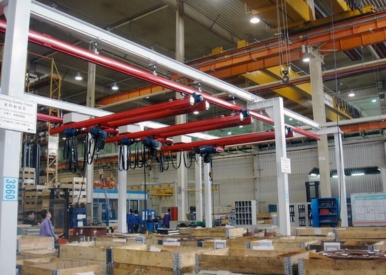 OEM ODM KBK het Werkstation van Hangbrugcrane ceiling mounted free standing Kraan