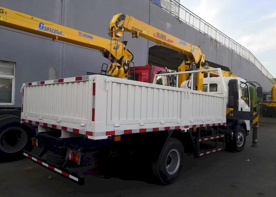 Kraan 75km/H 88km/H 8 Ton Crane Truck van de hoog rendement de Vrachtwagen Opgezette Boom