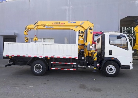 Knuckle Hydraulische vrachtwagen gemonteerde boomkraan 8 ton