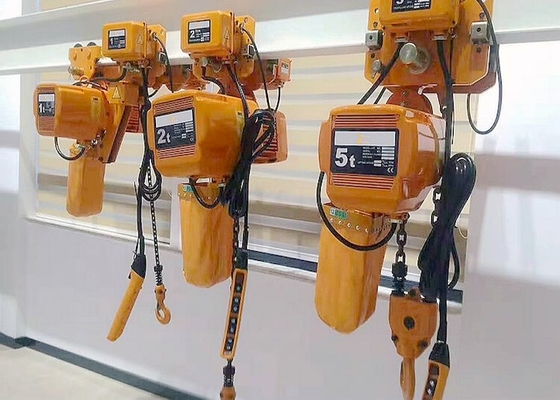 Gemotoriseerd Karretjetype Elektrisch Keten Hijstoestel 1,5 Ton With Remote Control
