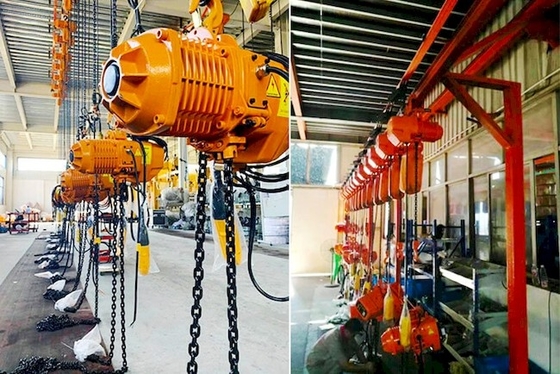 De aangepaste Haak van HHBD 2 Ton Electric Chain Hoist With/Gemotoriseerd Karretje