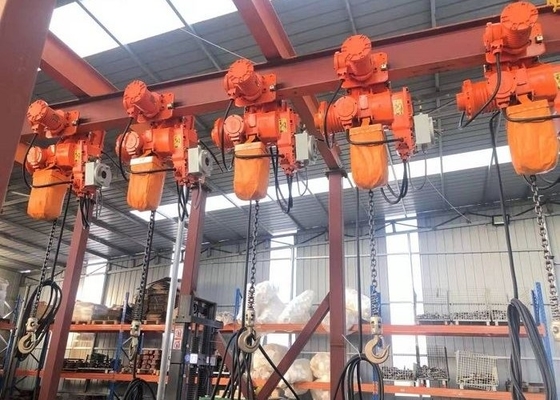 Workshop Crane Electric Chain Hoist 1 2 3 5 10 15 Ton 1.5ton voor met Karretje