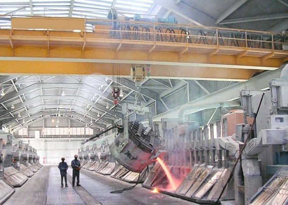 ODM de Balk van de Frequentiecontrole 30-70m/Min Steel Mill Crane Double