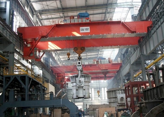 het Type van 16/3.2t QDY Dubbele Balkbrug die Crane In Heavy Duty Plant gieten