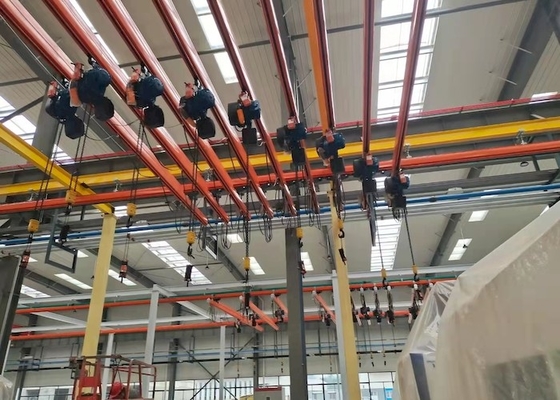 Geen Lawaaia3 KBK Handbrug Crane Low Deadweight Smooth Operation