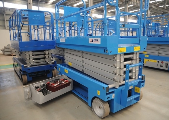GTJZ 14m van het het Platformmangaan van 300kg Hydraulisch Opheffend het Staal Mobiel Luchtplatform