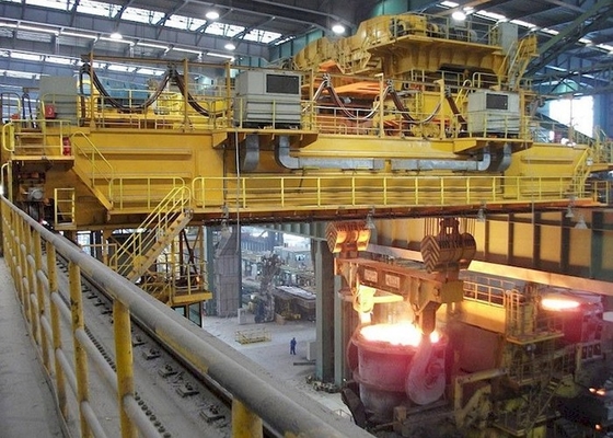 Van de de Uitsmeltingsworkshop van JB T7688 125/32-320/80 Ton Steel Mill Crane Metal de Opheffende Kraan