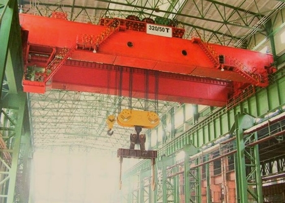 Van de de Uitsmeltingsworkshop van JB T7688 125/32-320/80 Ton Steel Mill Crane Metal de Opheffende Kraan