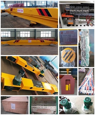 3m16.5m Spanwijdte Elektrisch Lucht Reizend Crane Warehouse 5 Ton Single Girder Crane