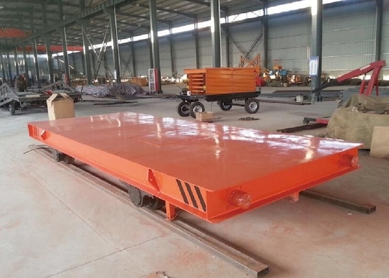 Aangepaste Op zwaar werk berekende Elektrische Overdrachtkar op Spoor 10 Ton To 100 Ton Transfer Cart